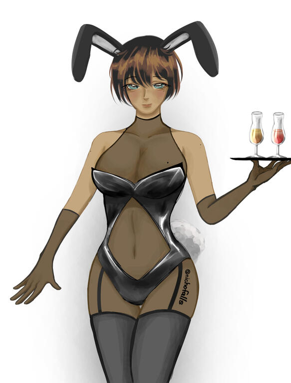 Bunny Woman - Waist Up